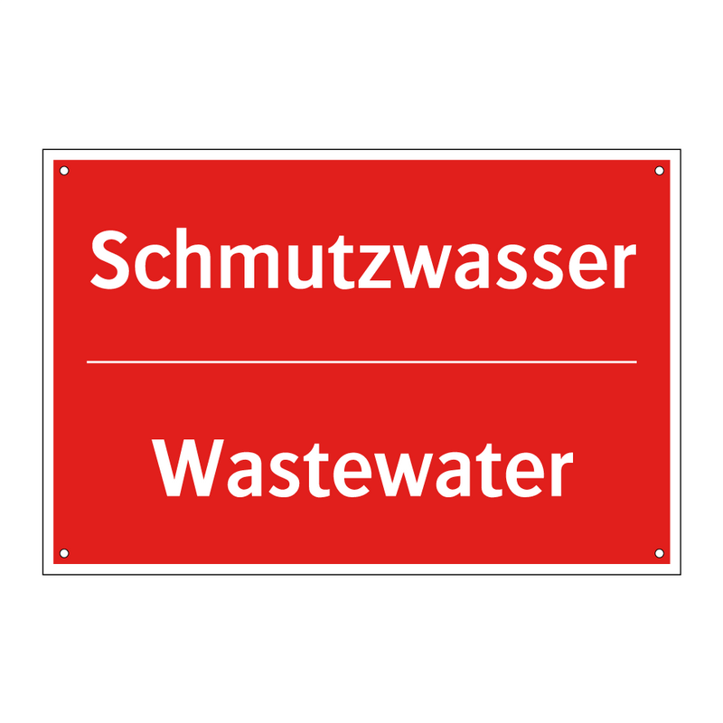 Schmutzwasser - Wastewater