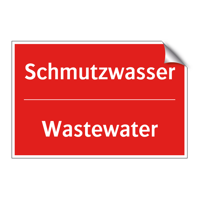 Schmutzwasser - Wastewater