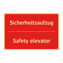 Sicherheitsaufzug - Safety elevator