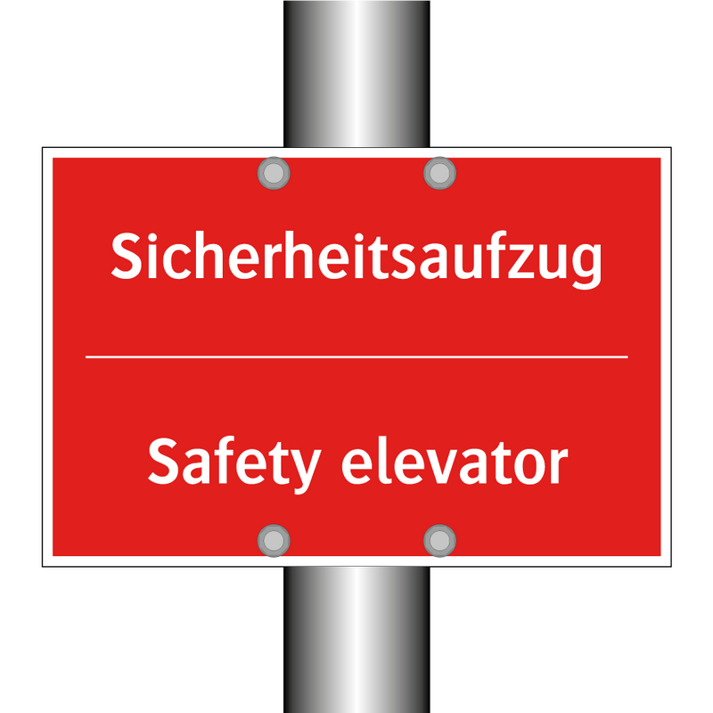 Sicherheitsaufzug - Safety elevator