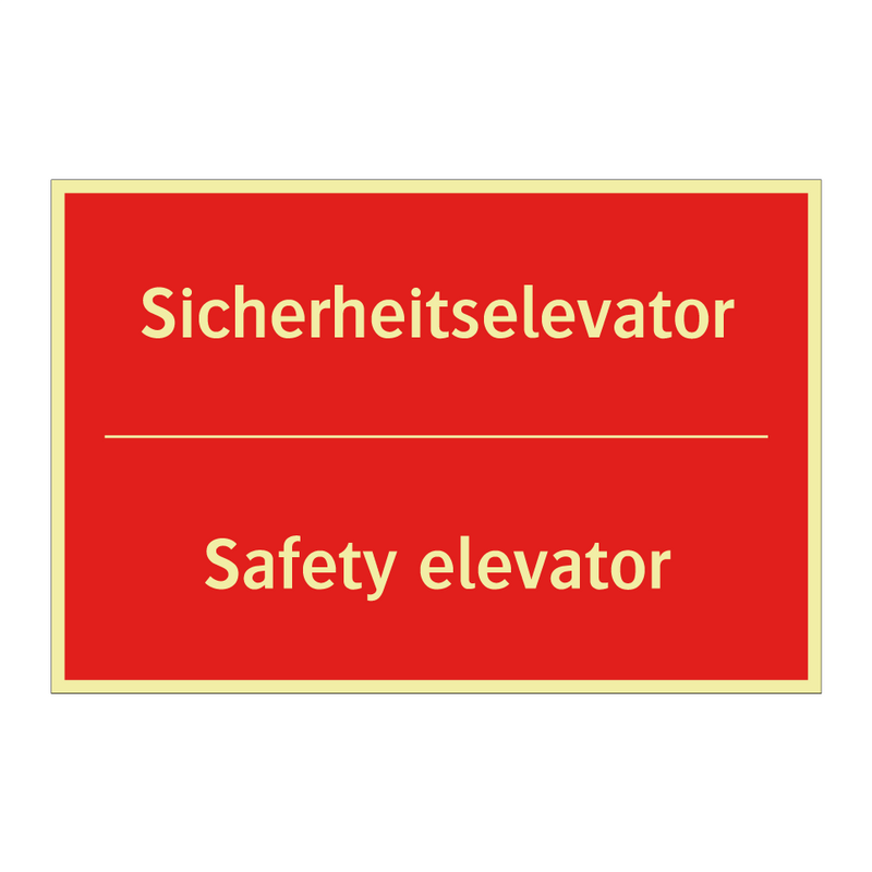 Sicherheitselevator - Safety elevator