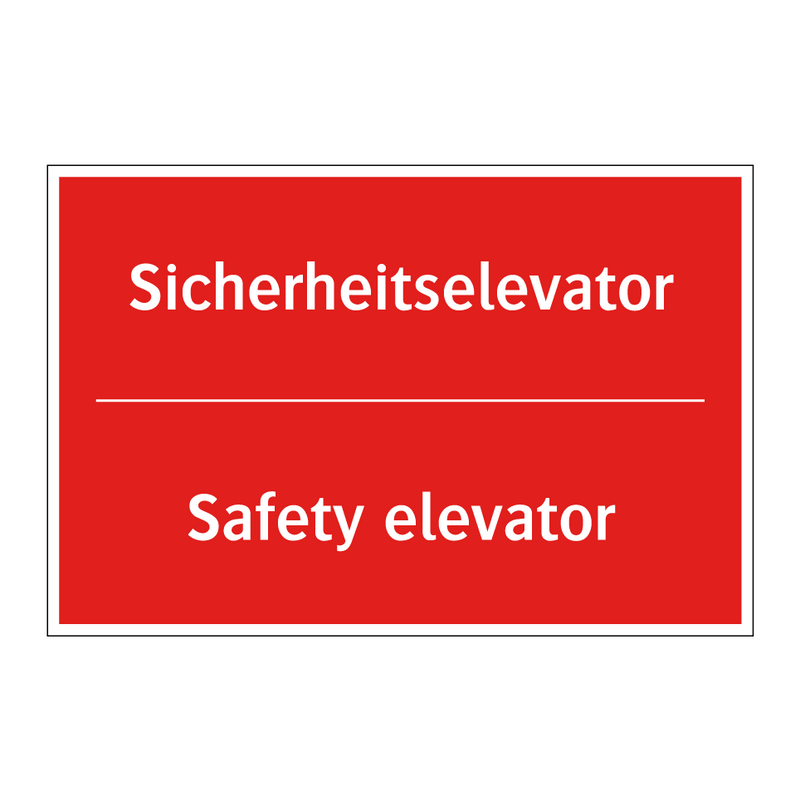 Sicherheitselevator - Safety elevator