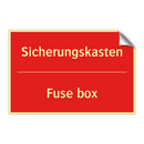 Sicherungskasten - Fuse box