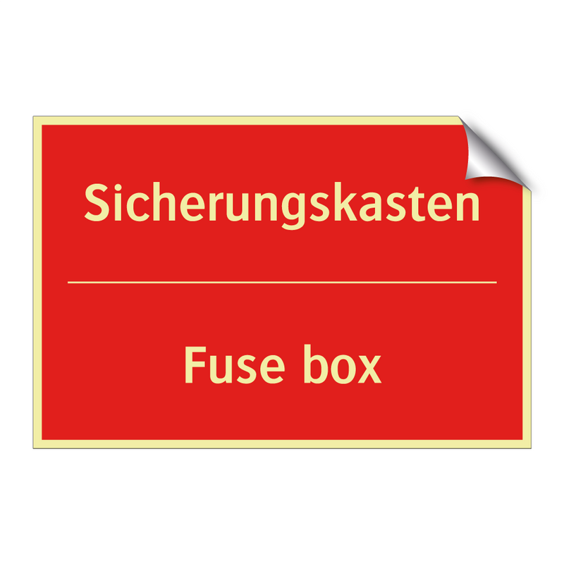 Sicherungskasten - Fuse box