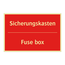 Sicherungskasten - Fuse box