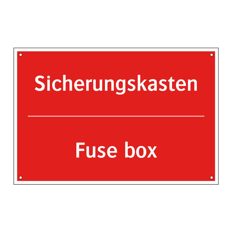 Sicherungskasten - Fuse box
