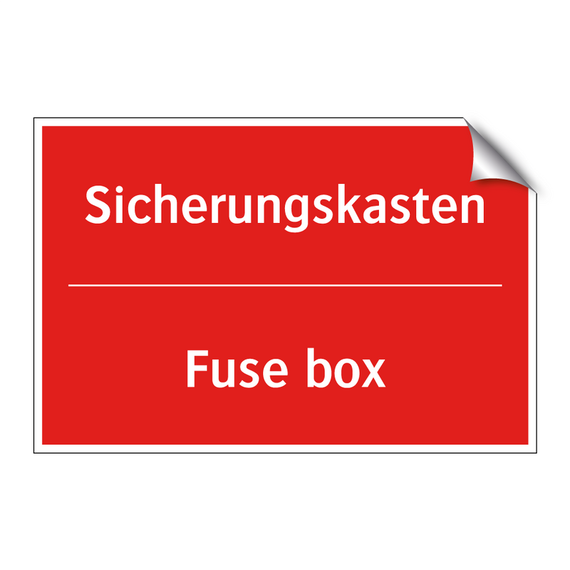 Sicherungskasten - Fuse box