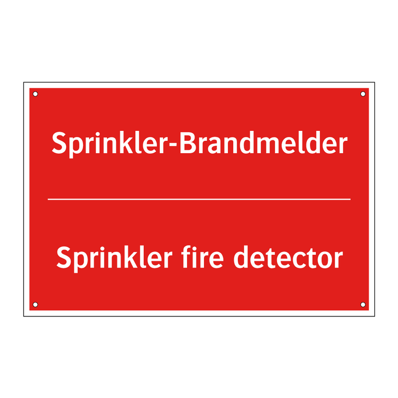 Sprinkler-Brandmelder - Sprinkler fire detector