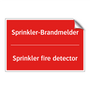 Sprinkler-Brandmelder - Sprinkler fire detector