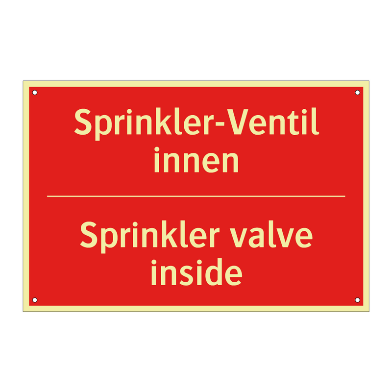 Sprinkler-Ventil innen - Sprinkler valve inside