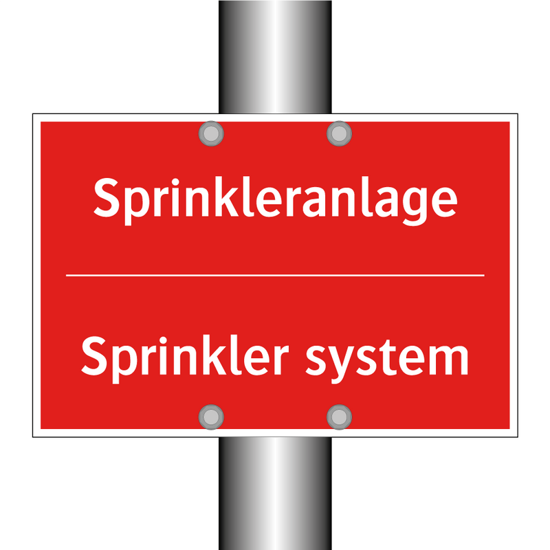 Sprinkleranlage - Sprinkler system