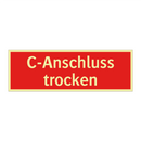 C-Anschluss trocken