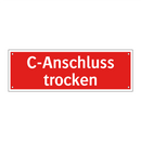 C-Anschluss trocken