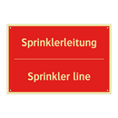 Sprinklerleitung - Sprinkler line