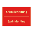 Sprinklerleitung - Sprinkler line
