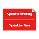 Sprinklerleitung - Sprinkler line
