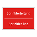 Sprinklerleitung - Sprinkler line