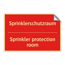 Sprinklerschutzraum - Sprinkler protection room