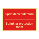 Sprinklerschutzraum - Sprinkler protection room
