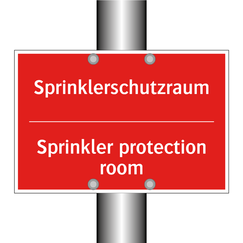 Sprinklerschutzraum - Sprinkler protection room