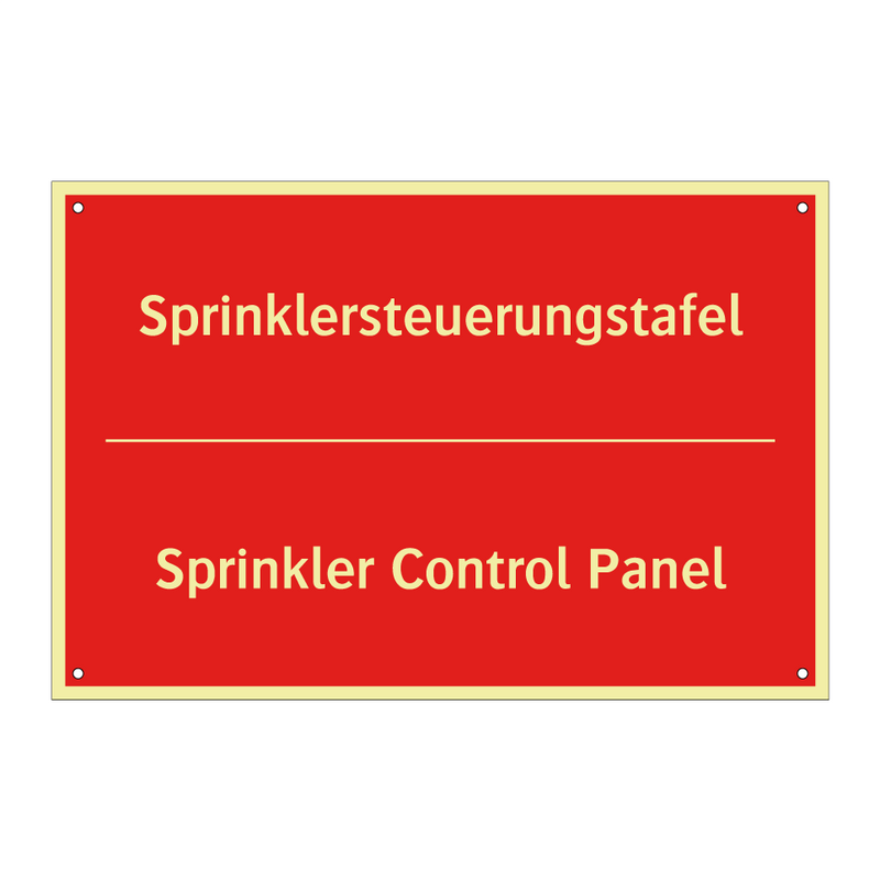 Sprinklersteuerungstafel - Sprinkler Control Panel