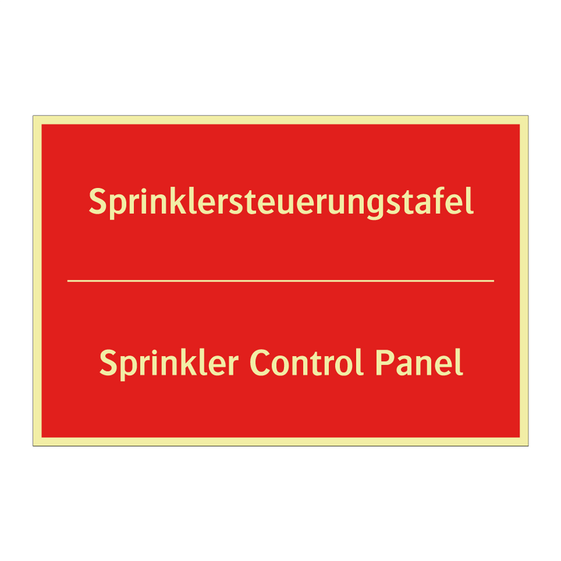 Sprinklersteuerungstafel - Sprinkler Control Panel