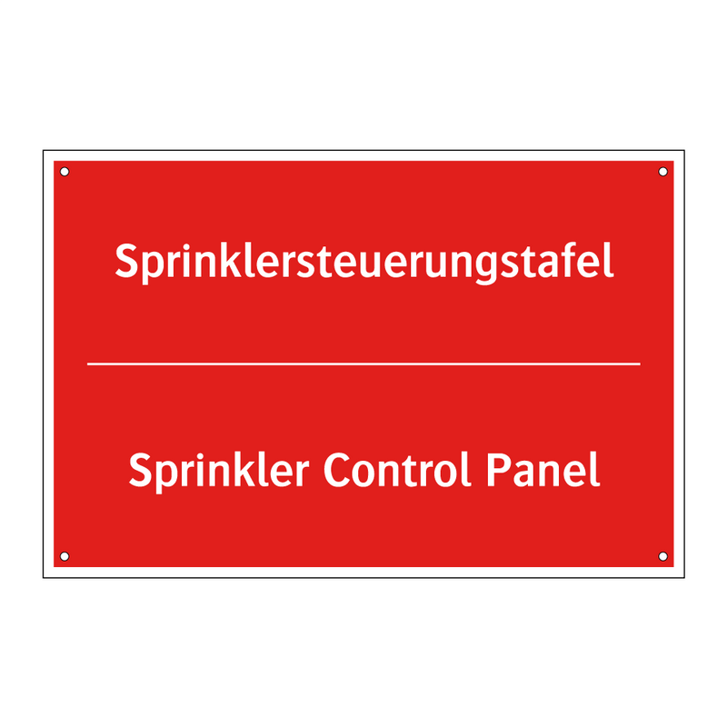 Sprinklersteuerungstafel - Sprinkler Control Panel