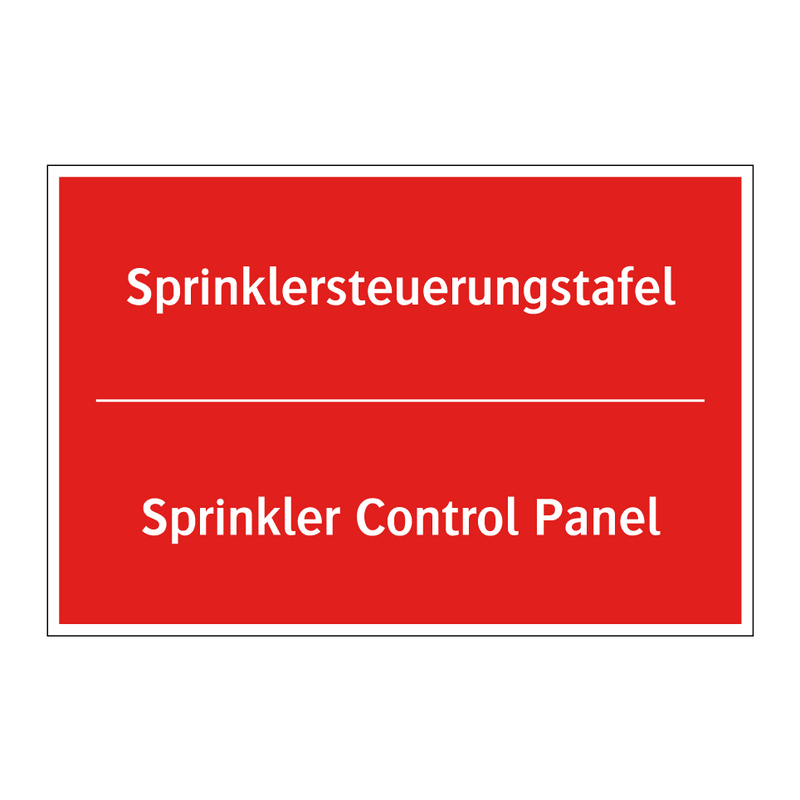 Sprinklersteuerungstafel - Sprinkler Control Panel