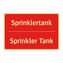 Sprinklertank - Sprinkler Tank