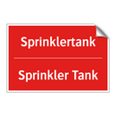 Sprinklertank - Sprinkler Tank