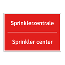 Sprinklerzentrale - Sprinkler center