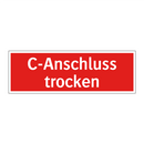 C-Anschluss trocken
