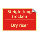 Steigleitung trocken - Dry riser