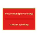Treppenhaus-Sprinkleranlage - Staircase sprinkling