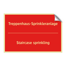 Treppenhaus-Sprinkleranlage - Staircase sprinkling