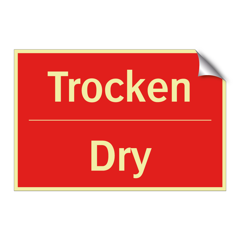 Trocken - Dry