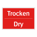 Trocken - Dry