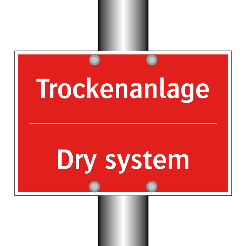 Trockenanlage - Dry system