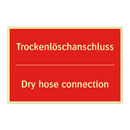 Trockenlöschanschluss - Dry hose connection