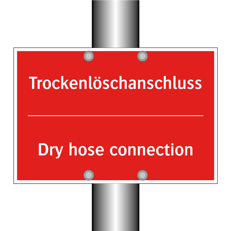 Trockenlöschanschluss - Dry hose connection
