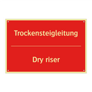 Trockensteigleitung - Dry riser