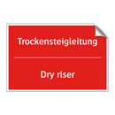 Trockensteigleitung - Dry riser