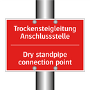 Trockensteigleitung Anschlussstelle/.../ - Dry standpipe connection point
