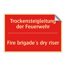 Trockensteigleitung der Feuerwehr/.../ - Fire brigade's dry riser