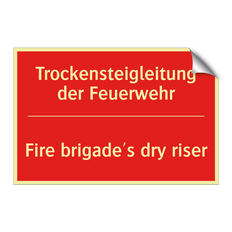 Trockensteigleitung der Feuerwehr/.../ - Fire brigade's dry riser