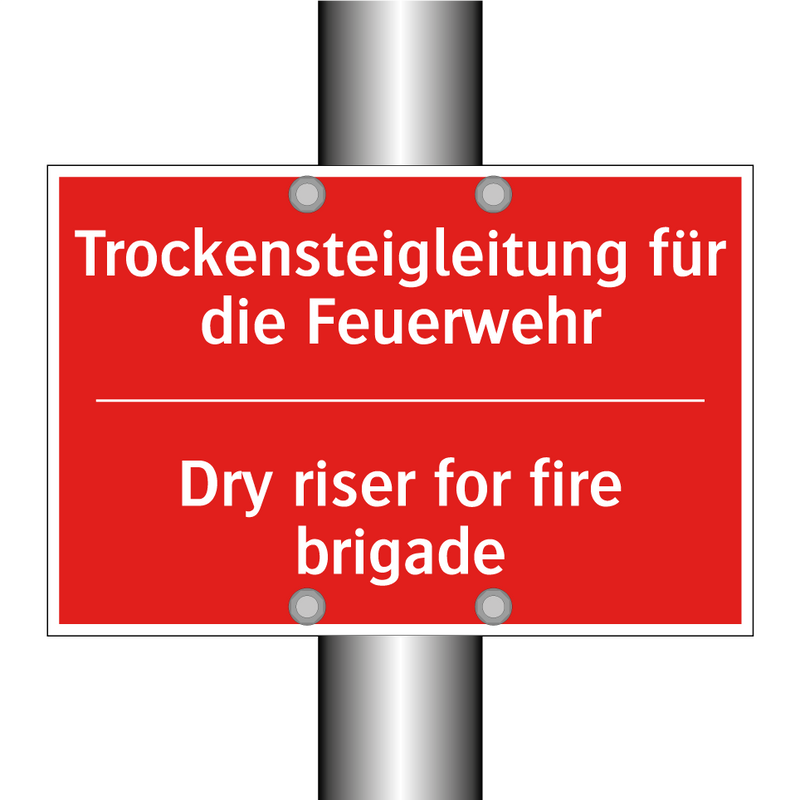 Trockensteigleitung für die Feuerwehr/.../ - Dry riser for fire brigade