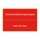 Trockensteigleitungseingang - Inlet dry riser