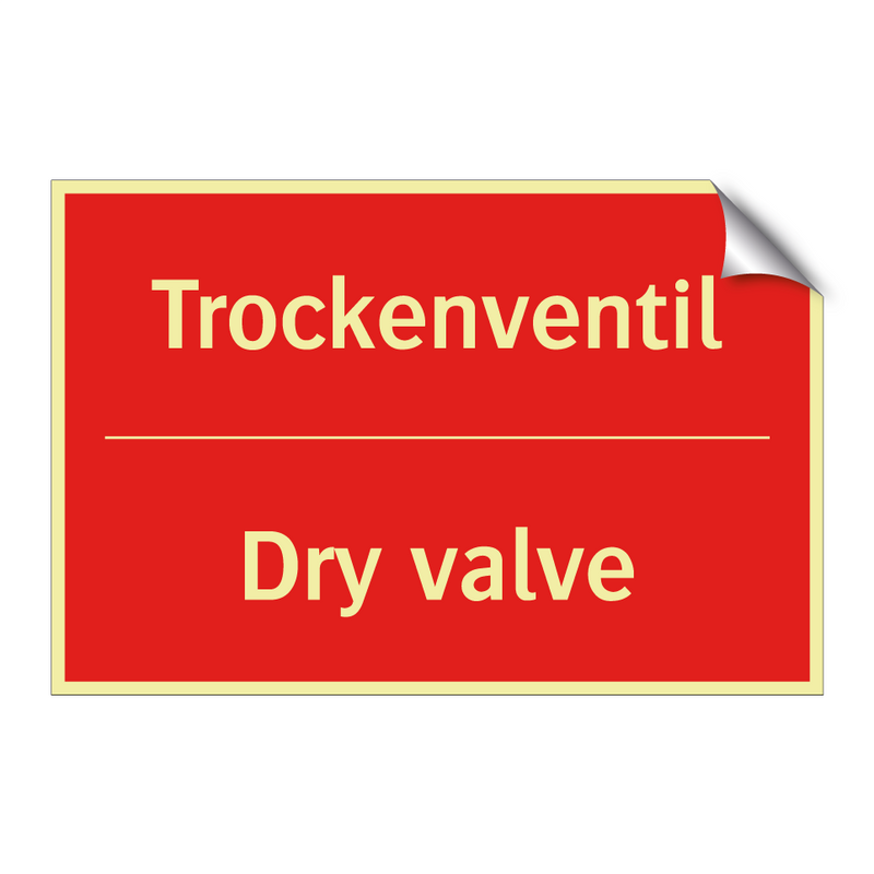 Trockenventil - Dry valve