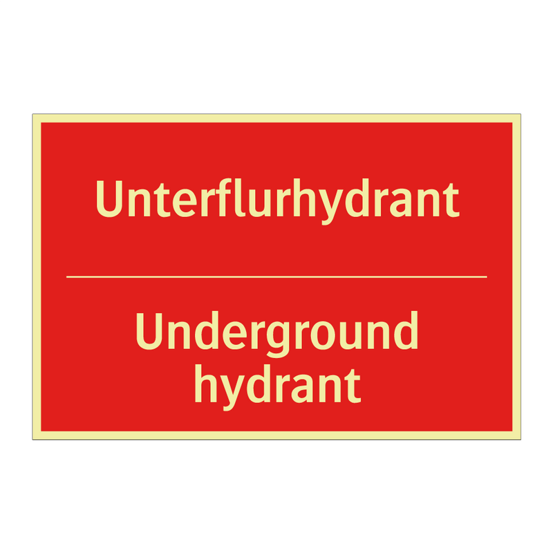 Unterflurhydrant - Underground hydrant