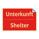 Unterkunft - Shelter